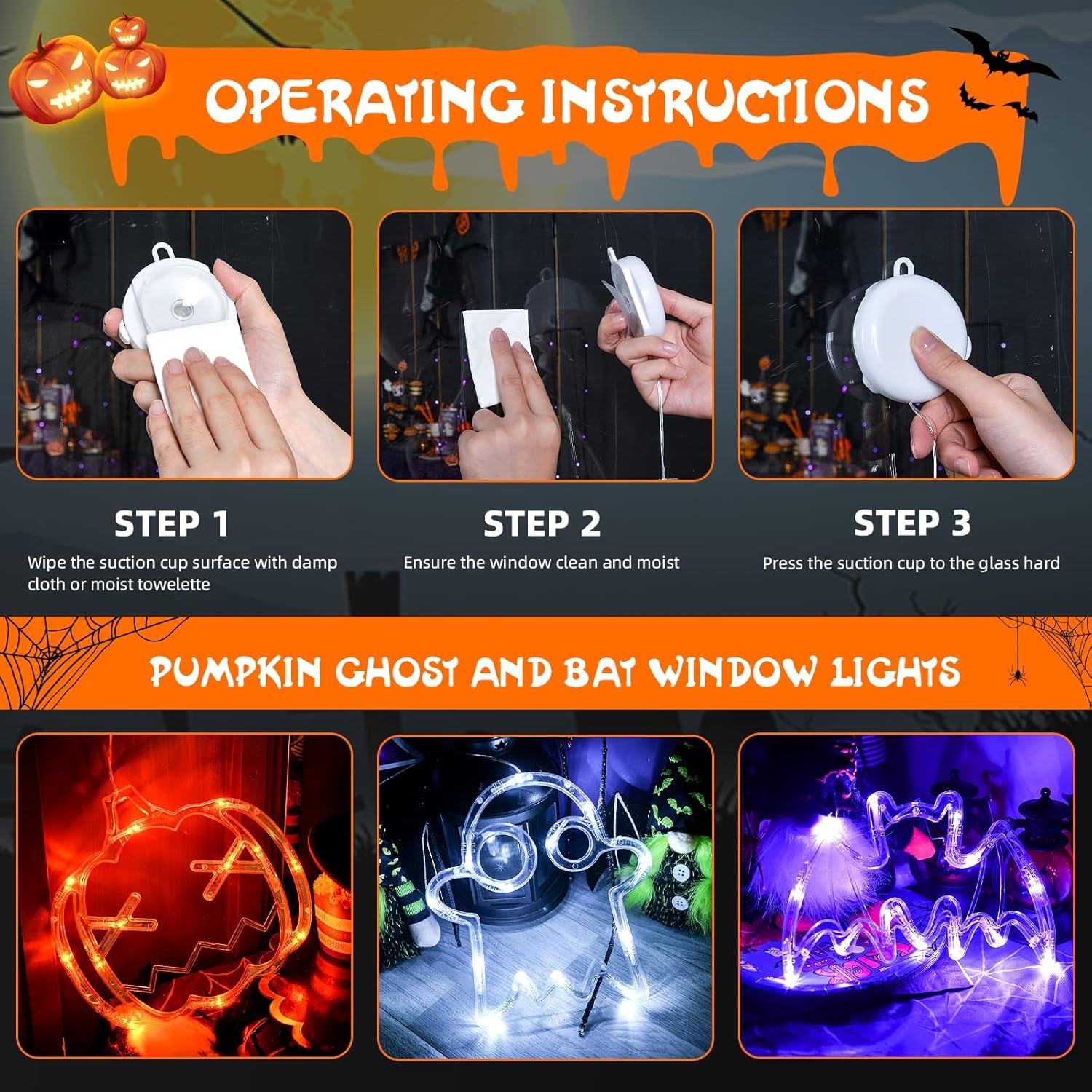 Halloween PRE-SALE 40%OFF NOW🎄Halloween Window Hanging Lights