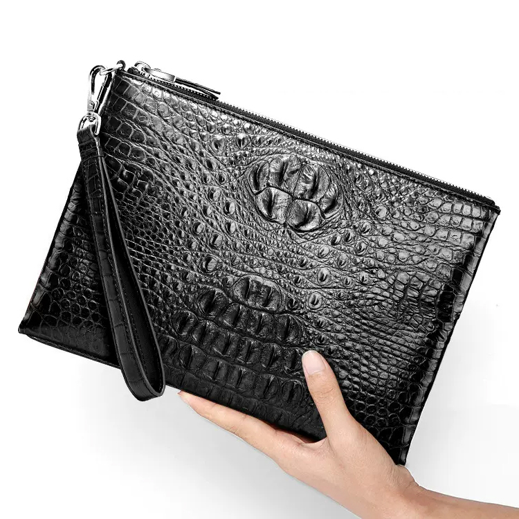 Handmade Genuine Alligator Pattern Mississippi Clutch Purse