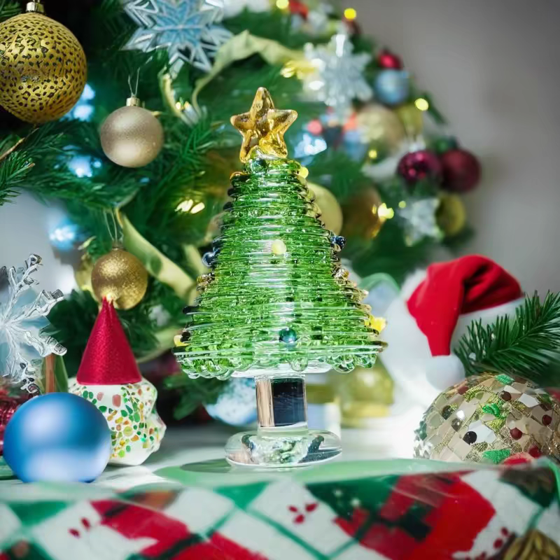 🔥HOT SALE 49% OFF🔥 Handcrafted Glass Christmas Tree🎄