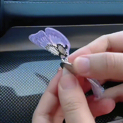 🎁Embroidery Fragrance Butterfly Decoration💎🚗🌈🔗🦋🦋😊⏰🍭💎🚗⭐📦🔒