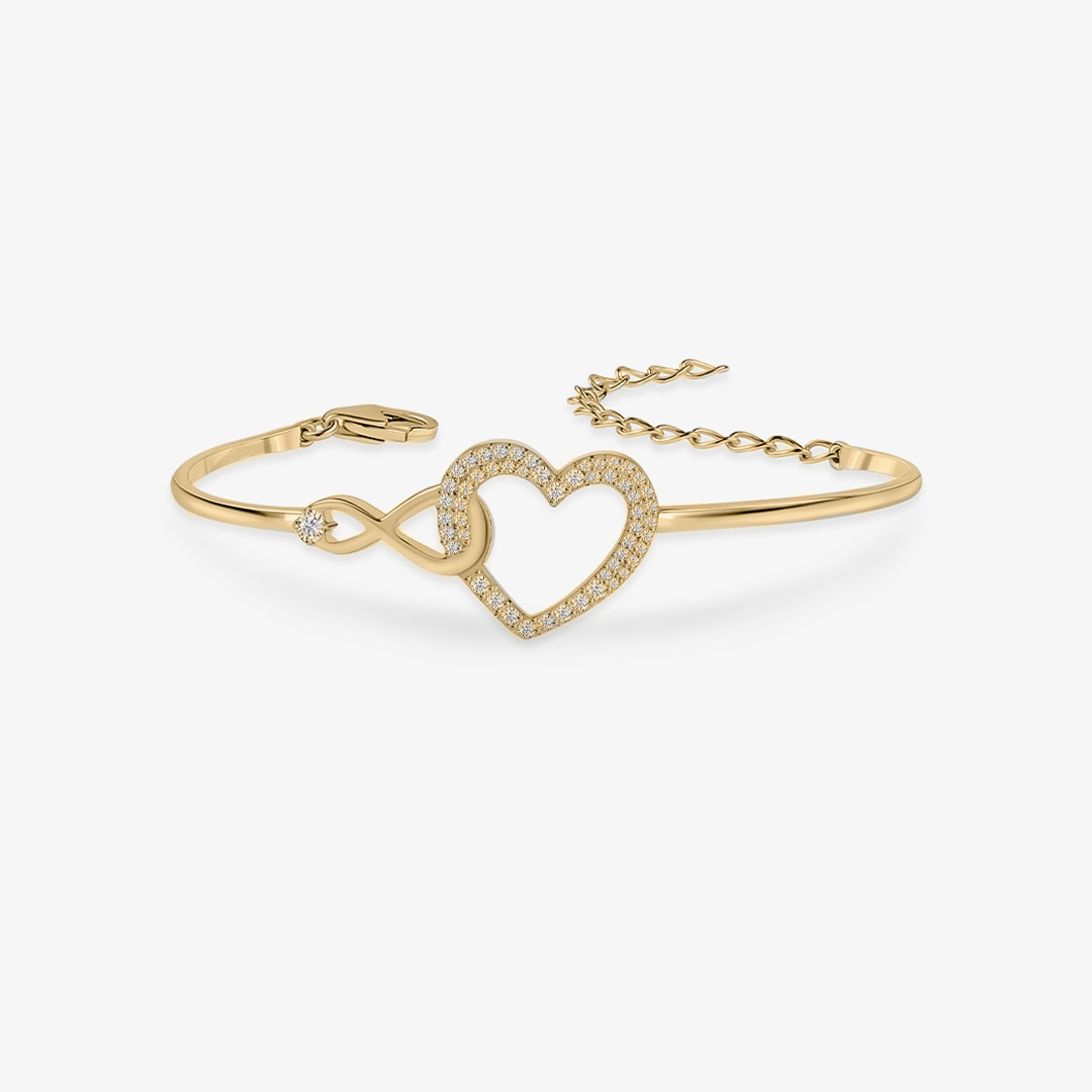 To my Daughter No matter how far you go, you'll always have my heart - Infinite Heart Bracelet