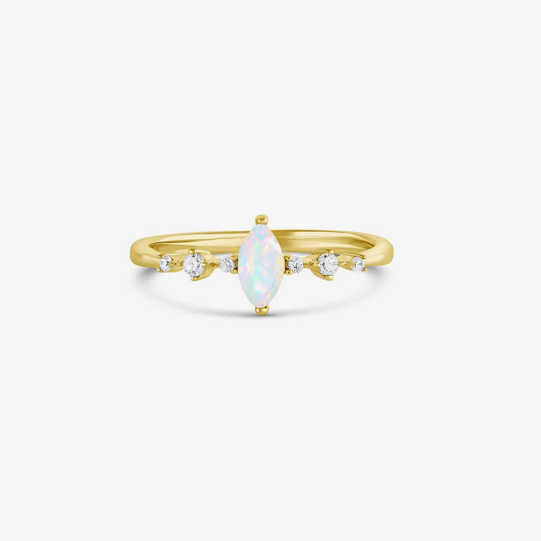 It ISOK To Not Be OK Ava Opal Ring
