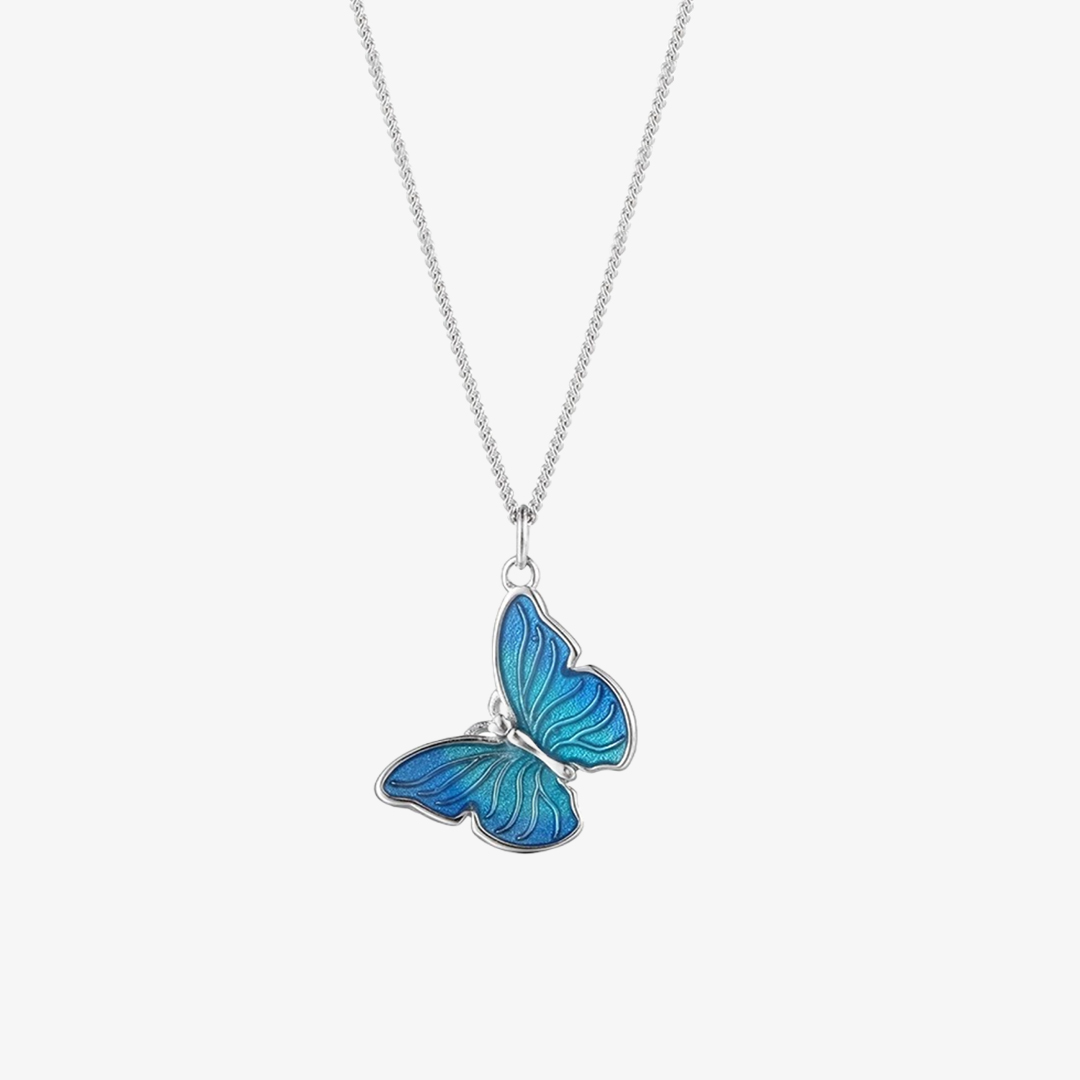 For memorial-Those we love don t go away Butterfly Necklace