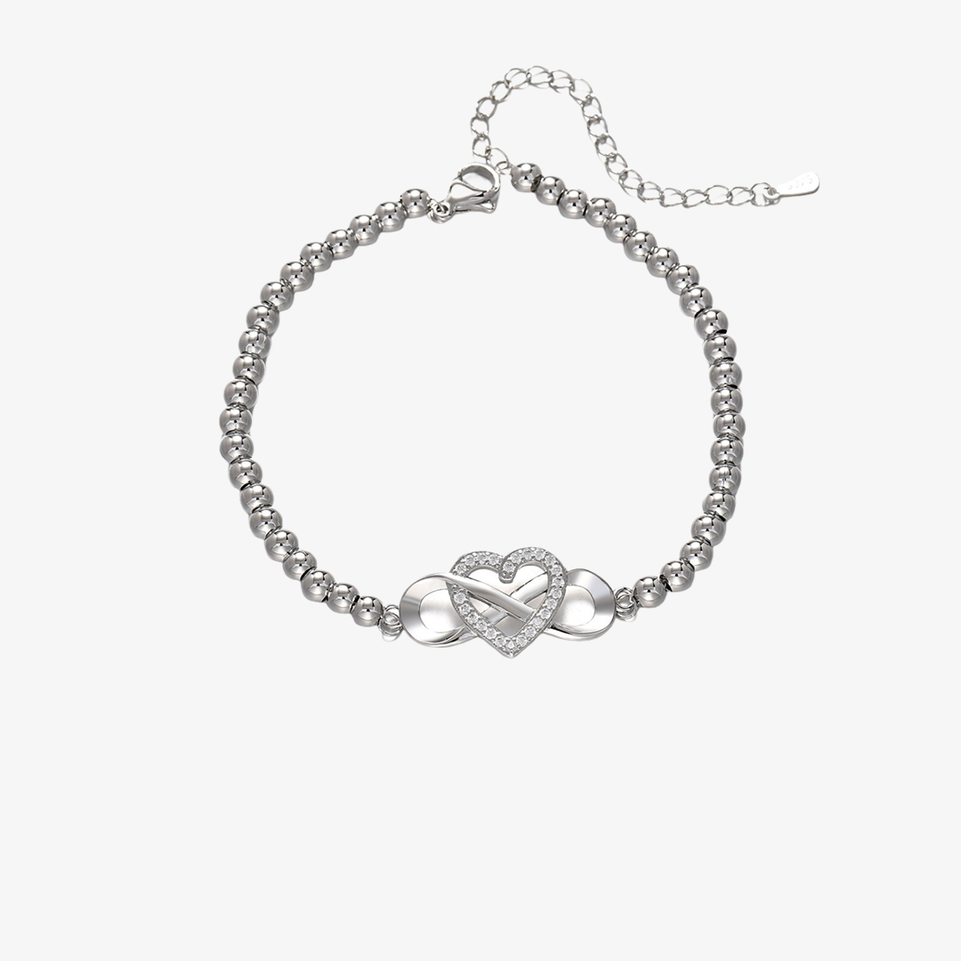 To my Granddaughter Infinity Love Bead Bracelet