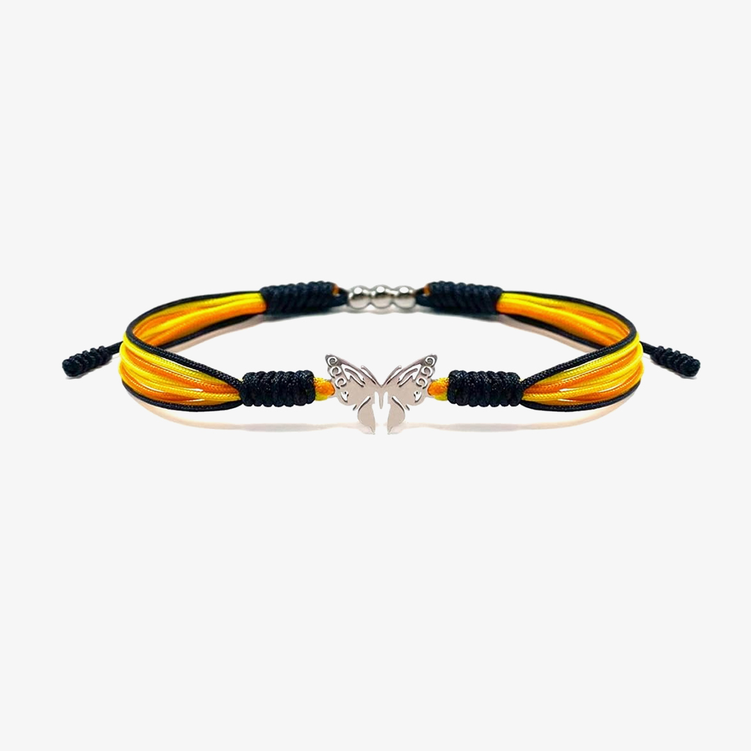 For Memorial -they fly with us every day Butterfly Bracelet