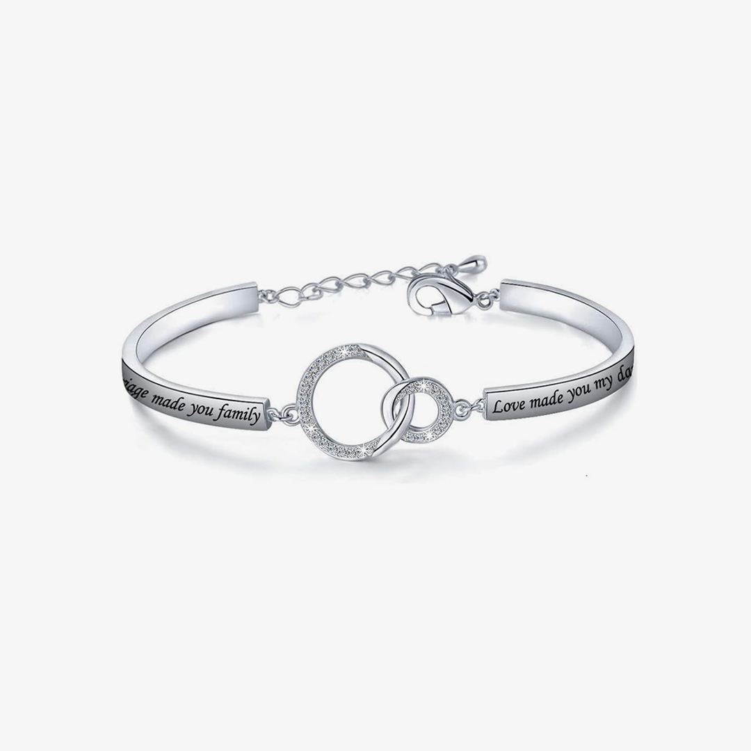 To my daughter-in-heart -Marriage Made You Family Love Made You My Daughter Bracelet