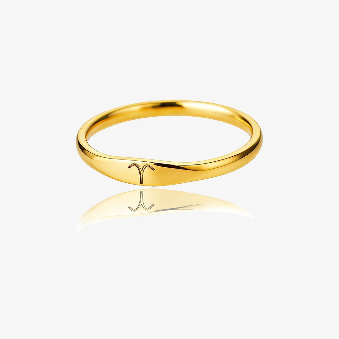 Zodiac Thin Ring