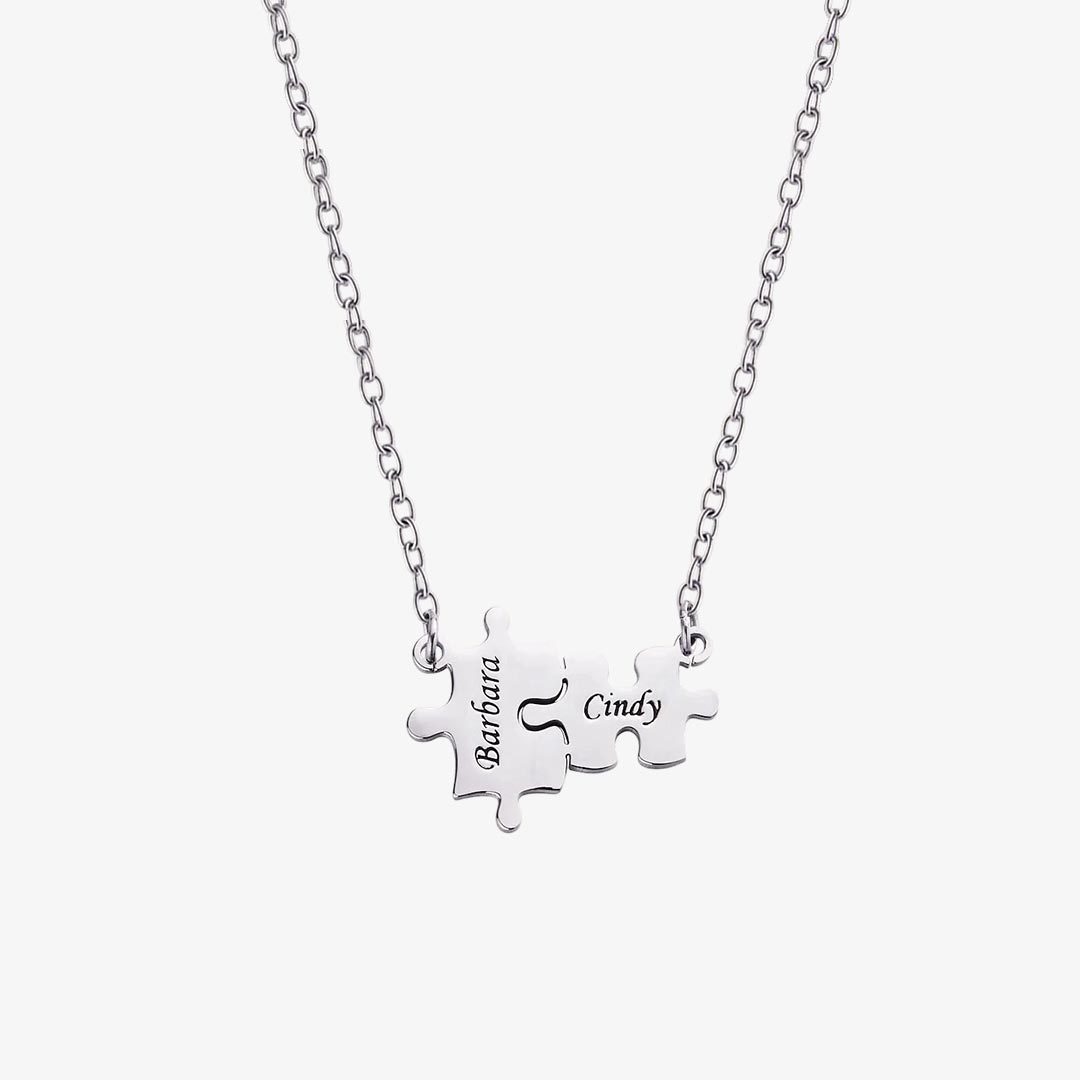Personalized Name Puzzle Necklace