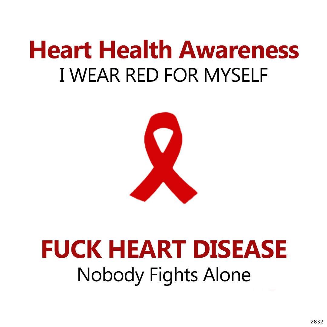 Heart Health Awareness-Red Round Diamond Infinity Ring
