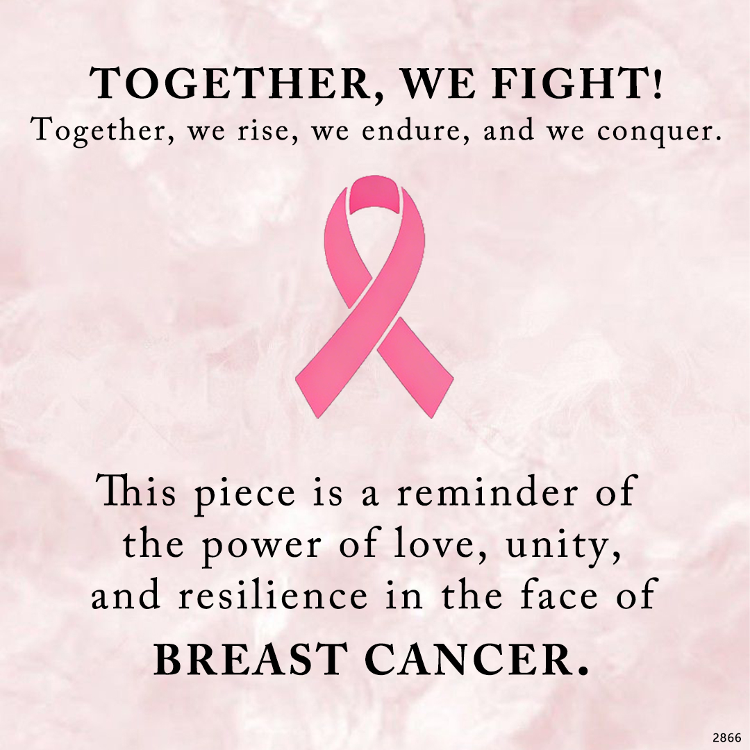 Breast Cancer Awareness-Two Row Pink Heart Open Wide Ring