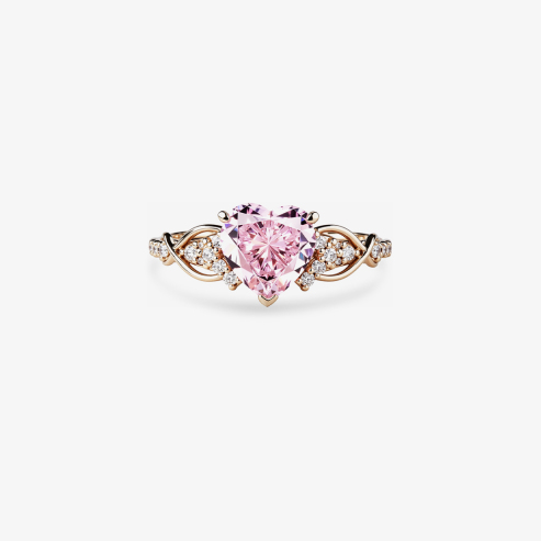 18k Gold Two-Tone Cancer Ring