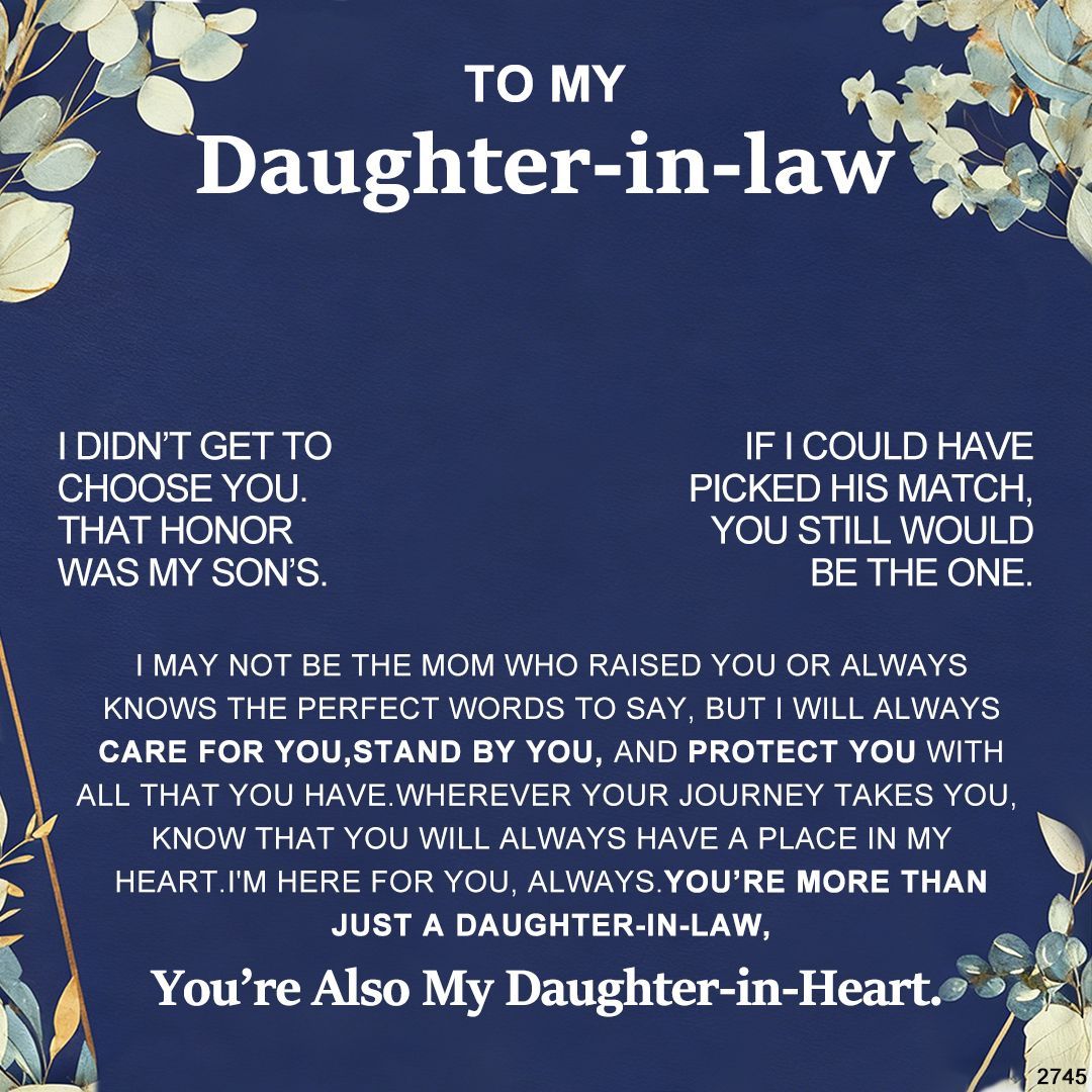 To My Daughter-in-law-Birthday Flower Name Necklace