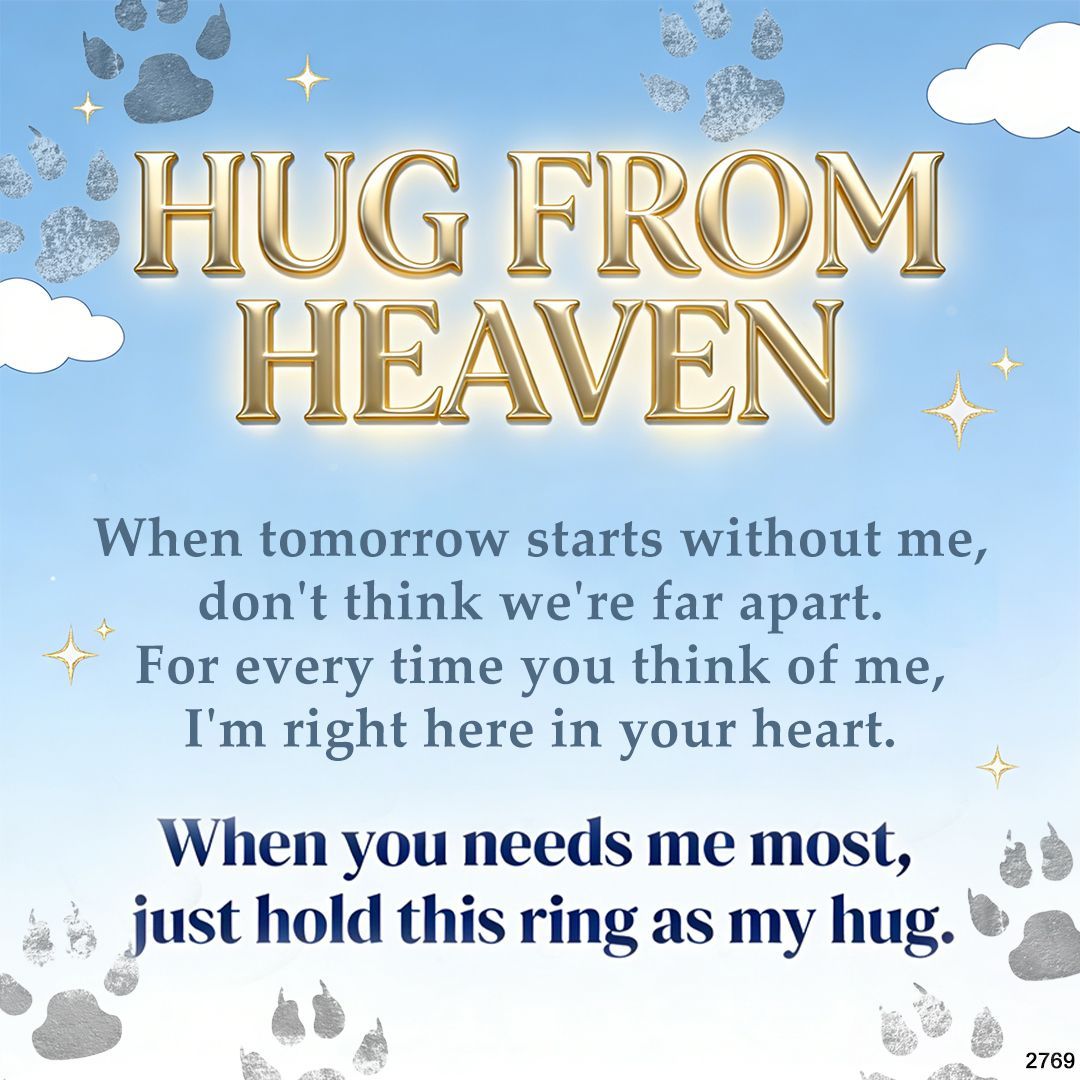 Engraved Paw Print Open Ring