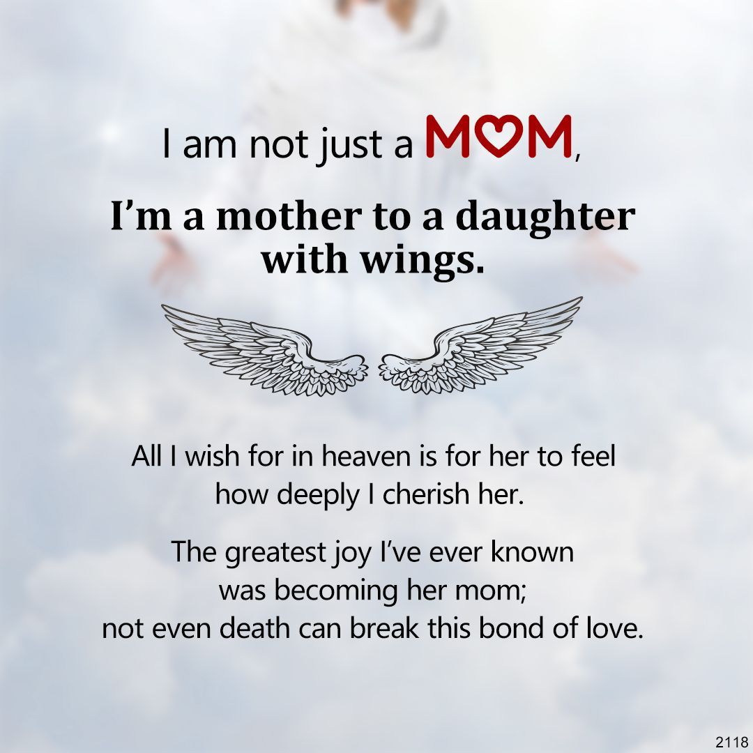 I’m A Mother To A Daughter With Wings Name Personalized Ring