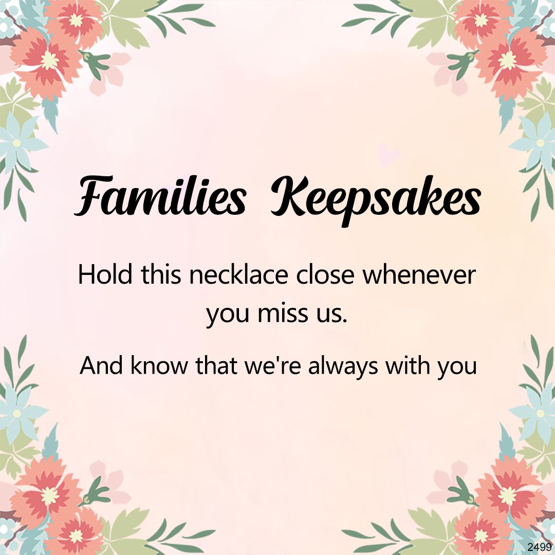 For Mother - Families Keepsakes Name Birthstone Custom Necklace