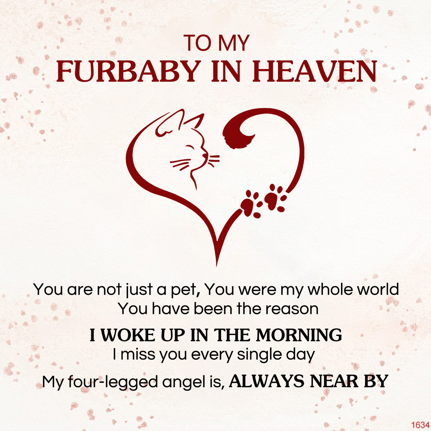 My Four-legged Angel is Always Near By Necklace
