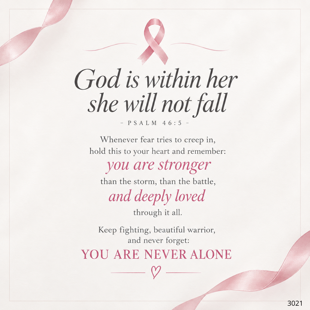 Breast Cancer Awareness Cross necklace