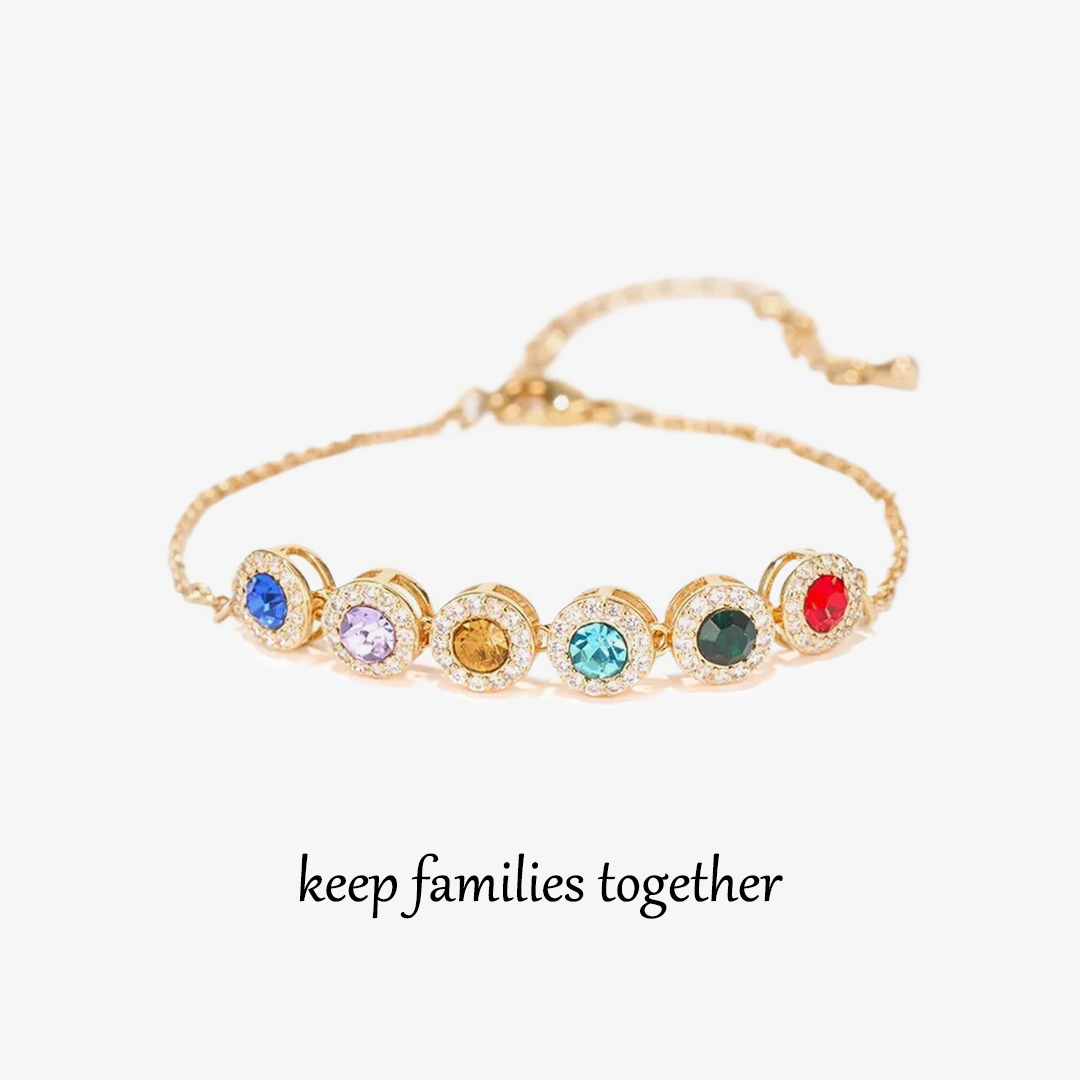 Grandma's/ Mama's  tears of joy specialized with 1-10 kids birthstones