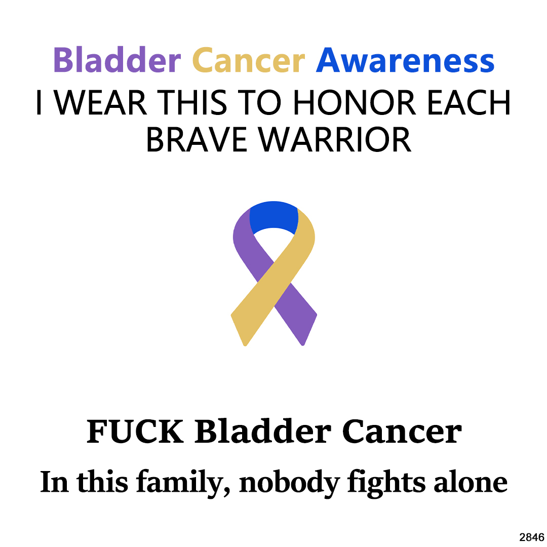 Bladder Cancer Awareness-Purple Yellow Blue Infinity Heart Ring