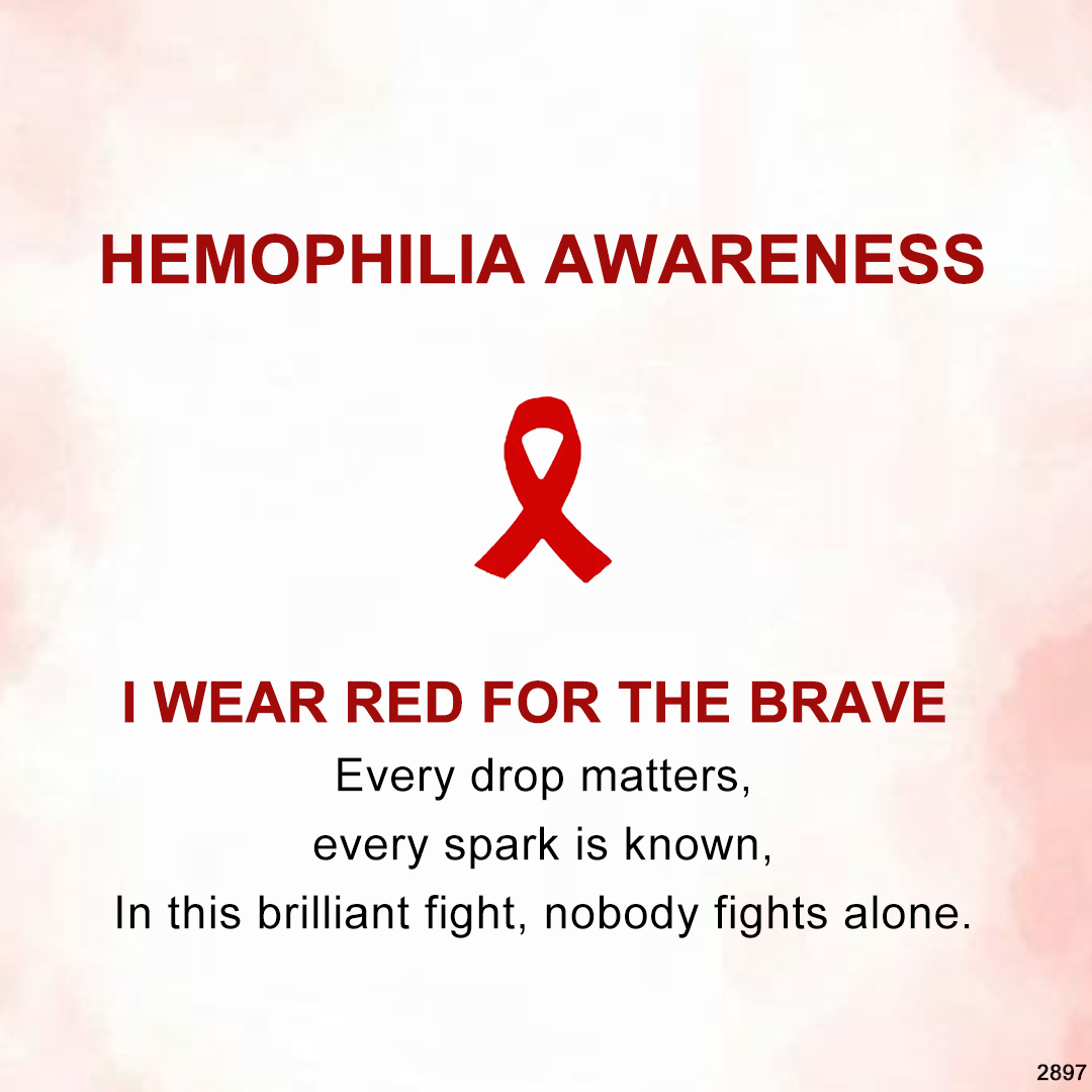 World Hemophilia Day-Red Diamond Necklace