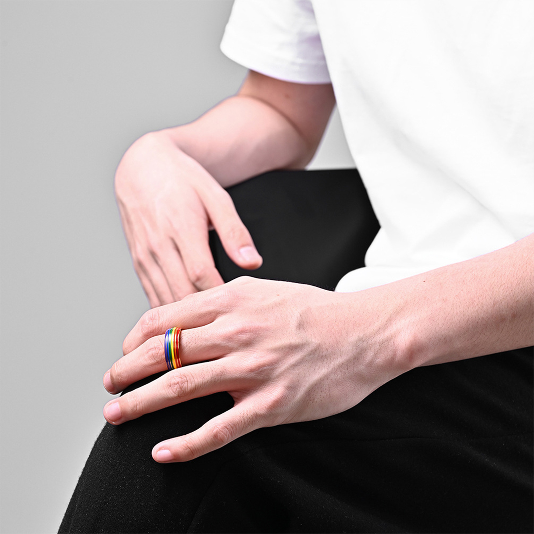Love is Love Rainbow Ring