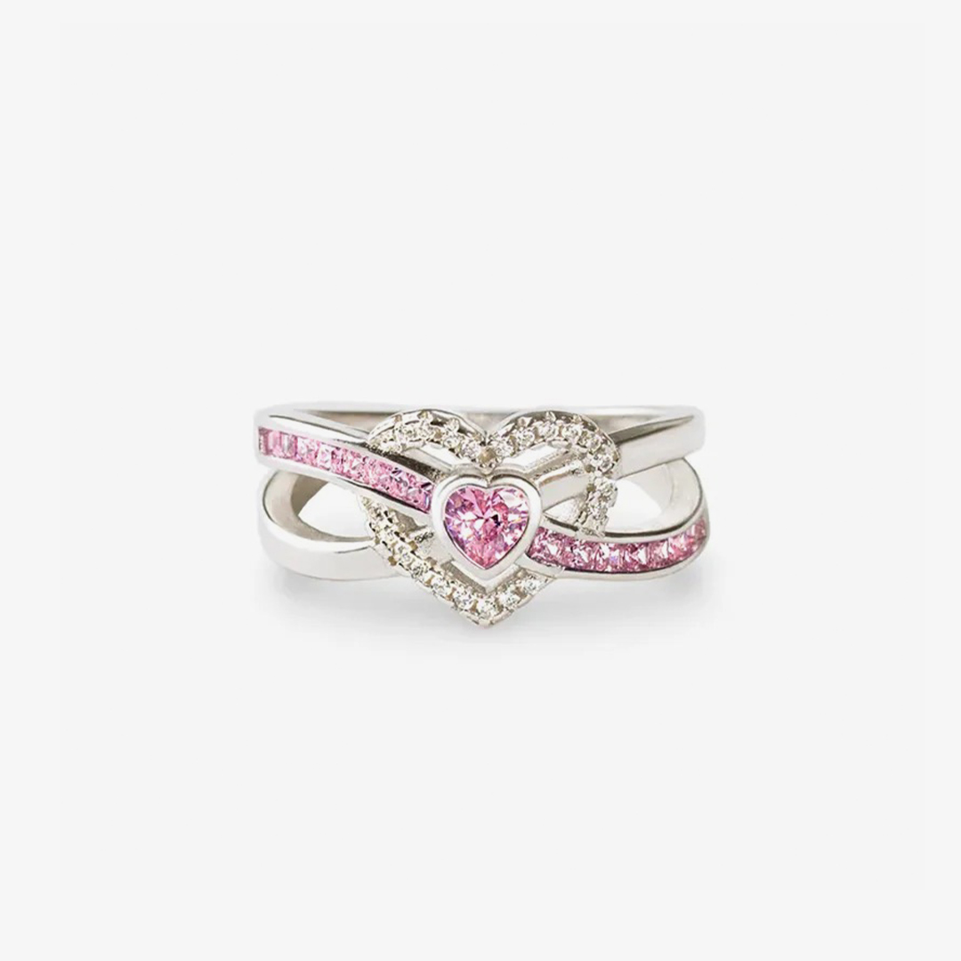 Awareness of breast cancer Infinite Love Ring