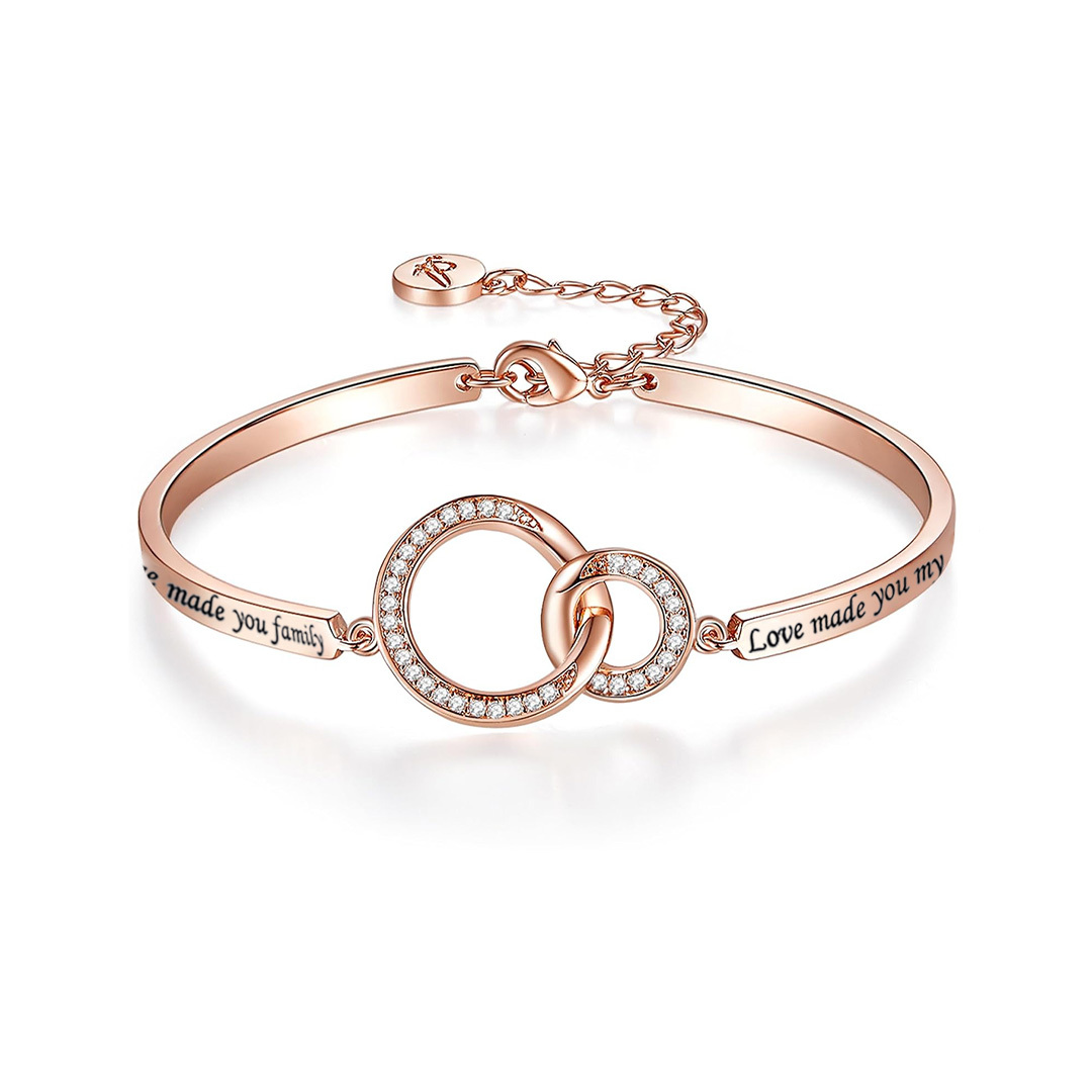 To my daughter-in-heart -Marriage Made You Family Love Made You My Daughter Bracelet