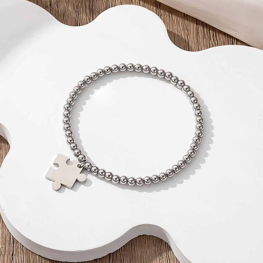 For a Special Mother-Puzzle Bead Bracelet