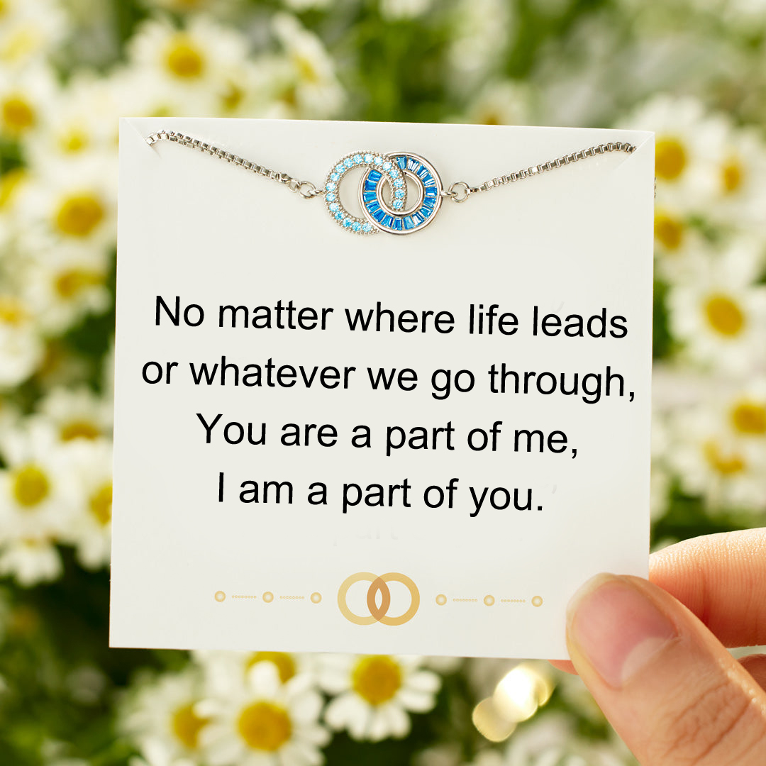 Birthstone Custom Circle Bracelet