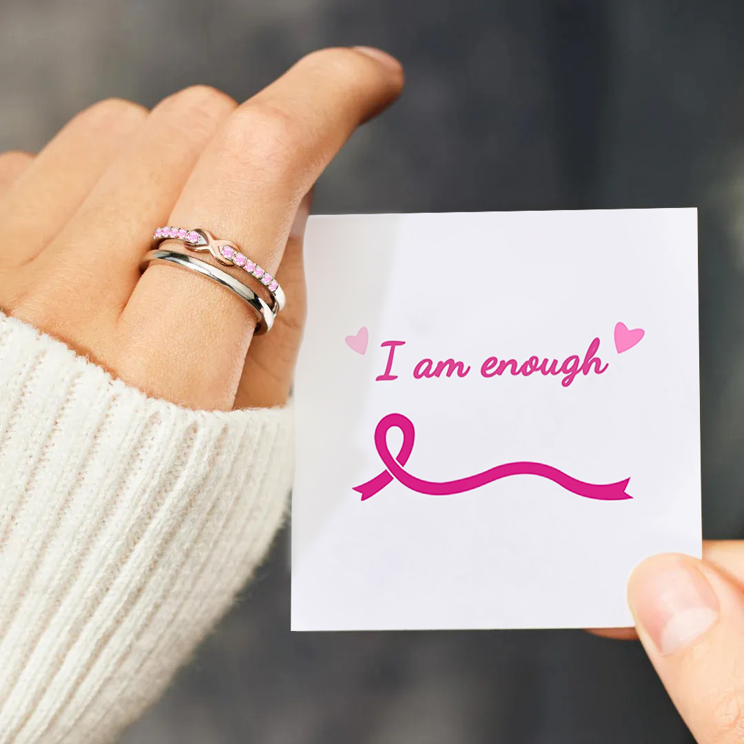 We Will Get Through Cancer Together Ring
