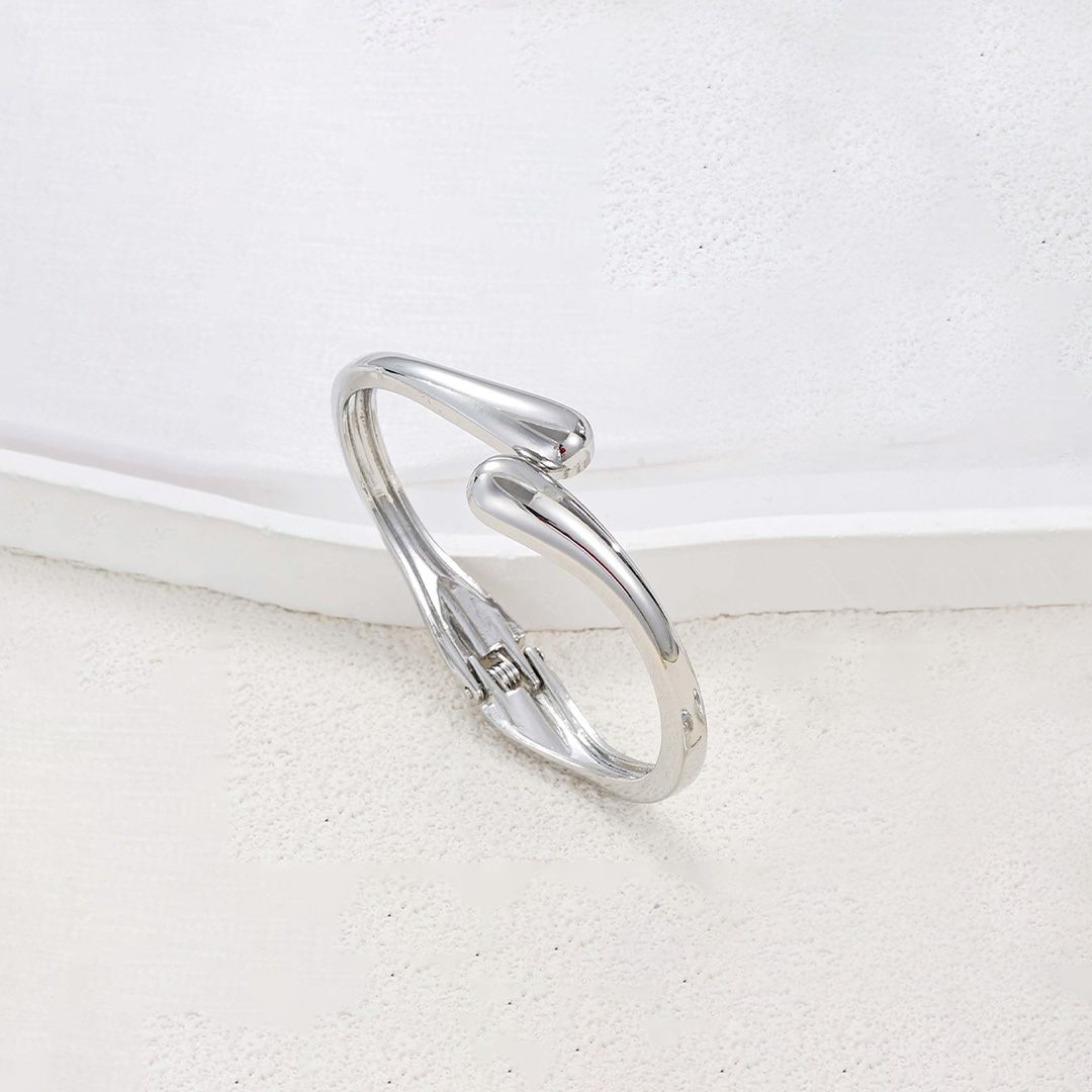 Missing You Always-Adjustable Twist Cuff Bangle Bracelets 