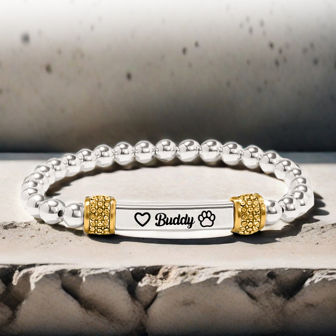 Cherished Companion Pet Memorial Bead Bracelet