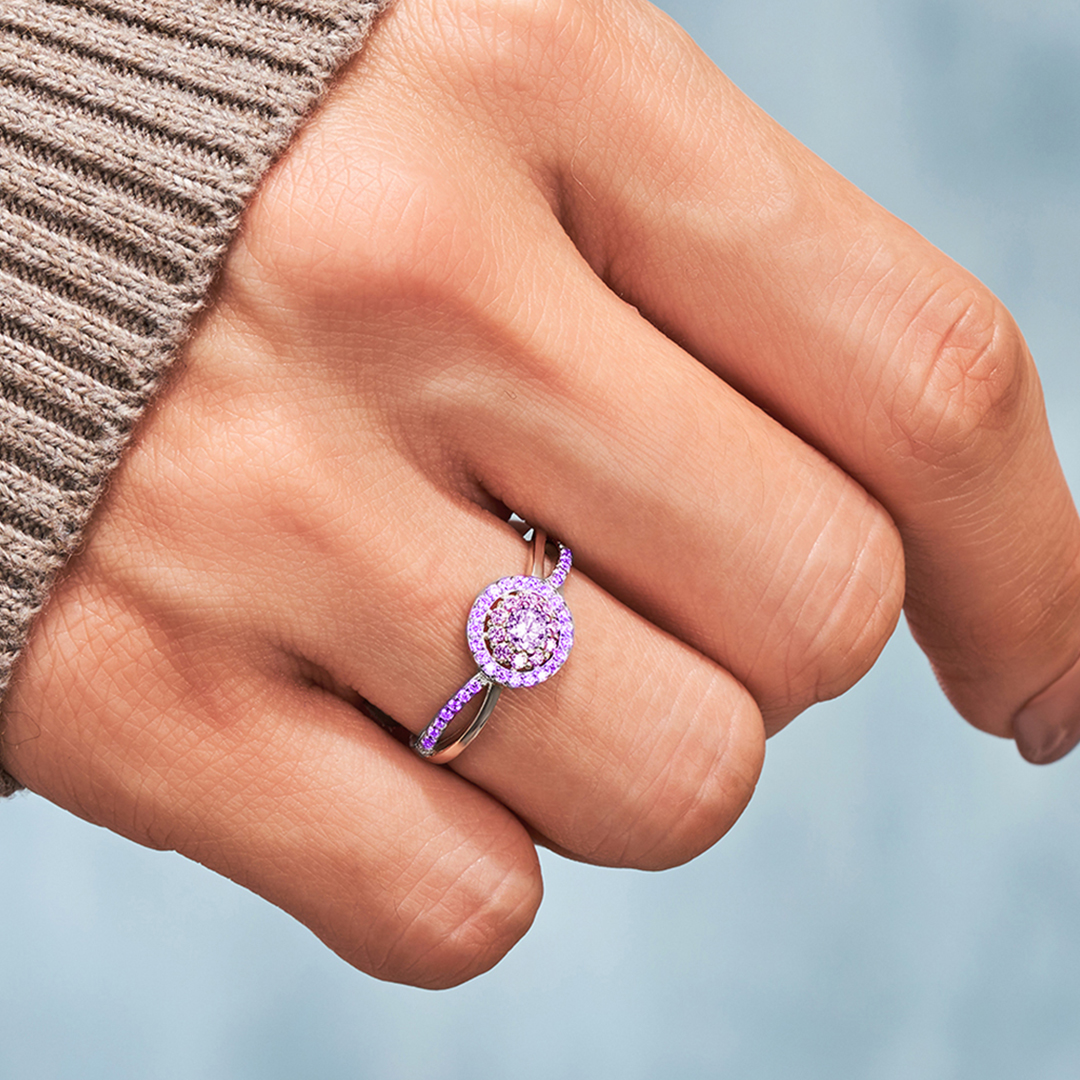Alzheimer Dementia Awareness Circle Ring