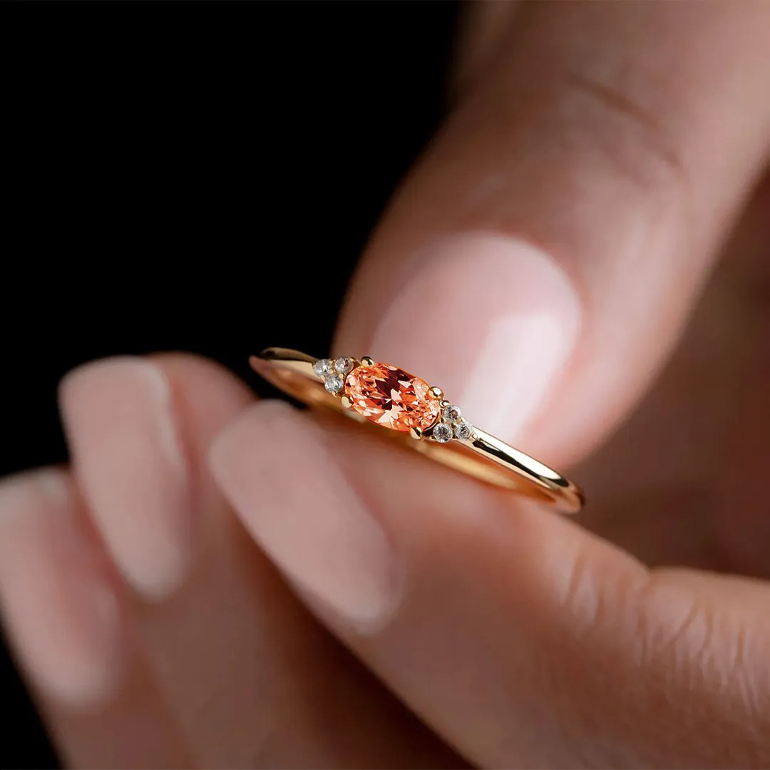 Multiple Sclerosis Minimal Oval Cut Ring