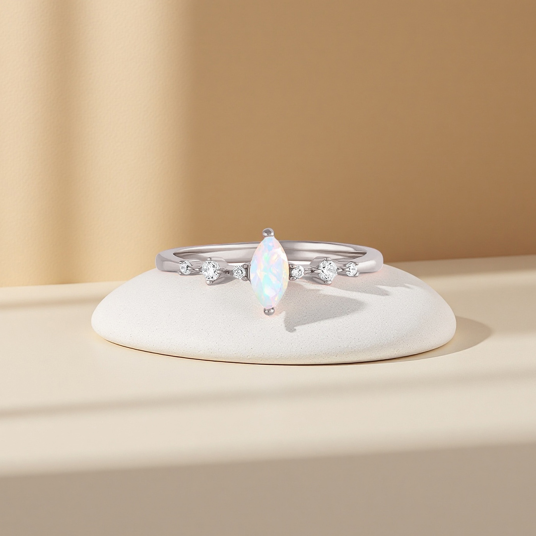 It ISOK To Not Be OK Ava Opal Ring