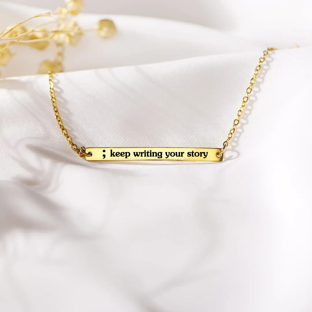 Suicide Prevention Awareness Engraved bracelet