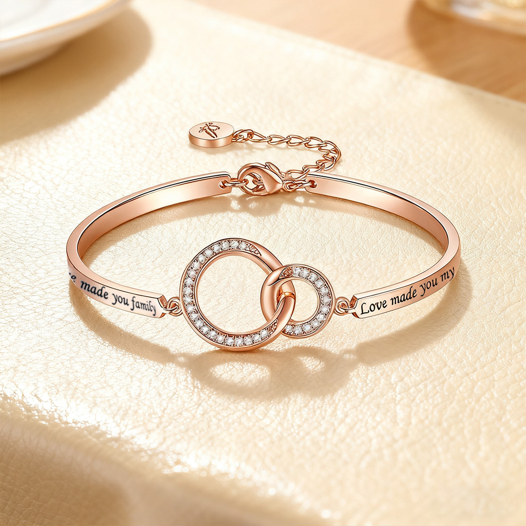 To my daughter-in-heart -Marriage Made You Family Love Made You My Daughter Bracelet