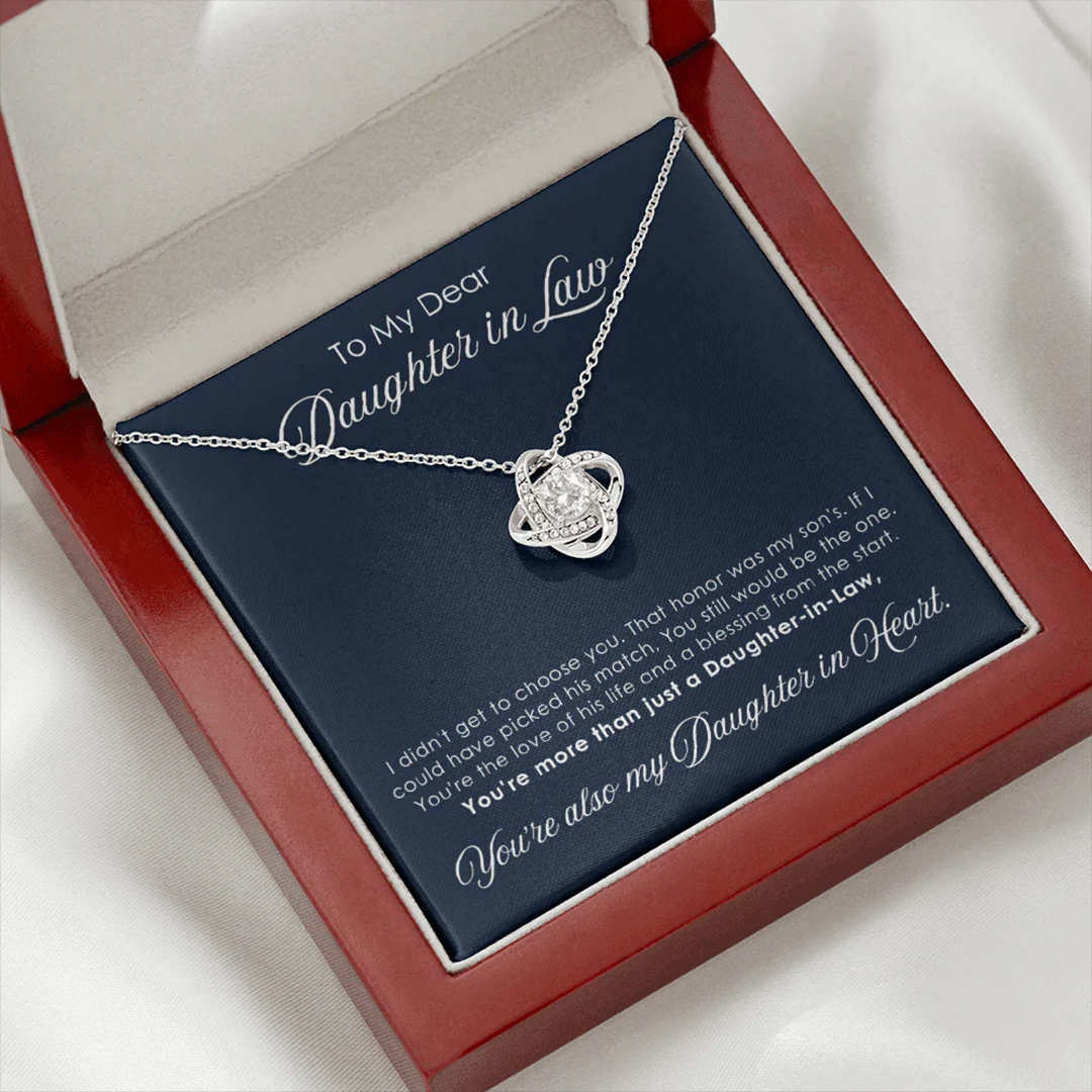 For Daughter-in-law - Forever Knot Necklace