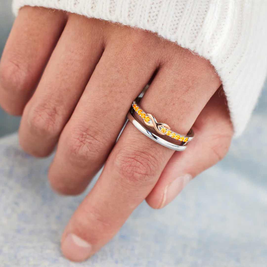 Multiple Sclerosis Awareness Infinity Ring