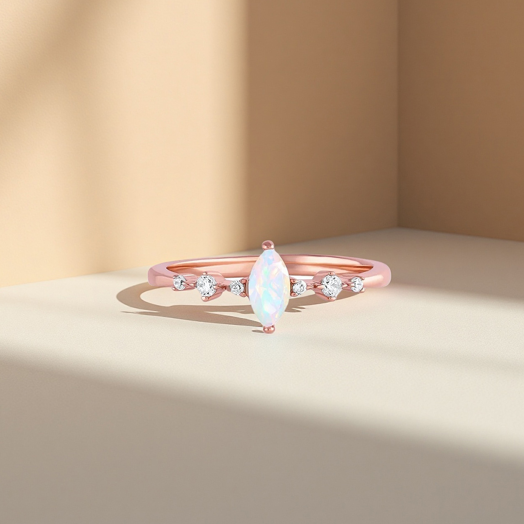 It ISOK To Not Be OK Ava Opal Ring