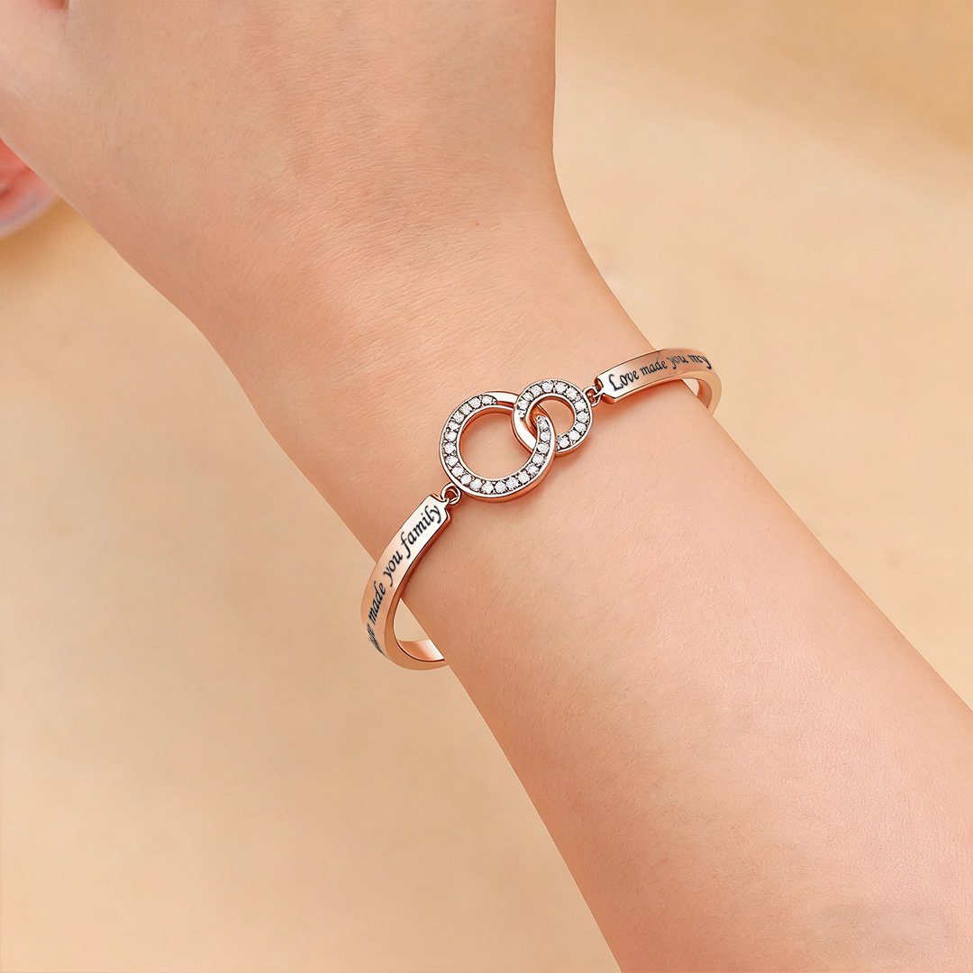 To my daughter-in-heart -Marriage Made You Family Love Made You My Daughter Bracelet