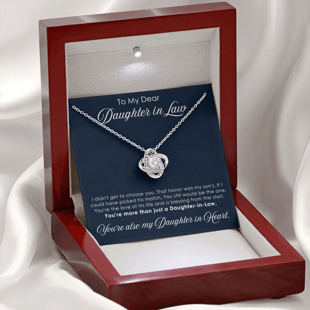 For Daughter-in-law - Forever Knot Necklace