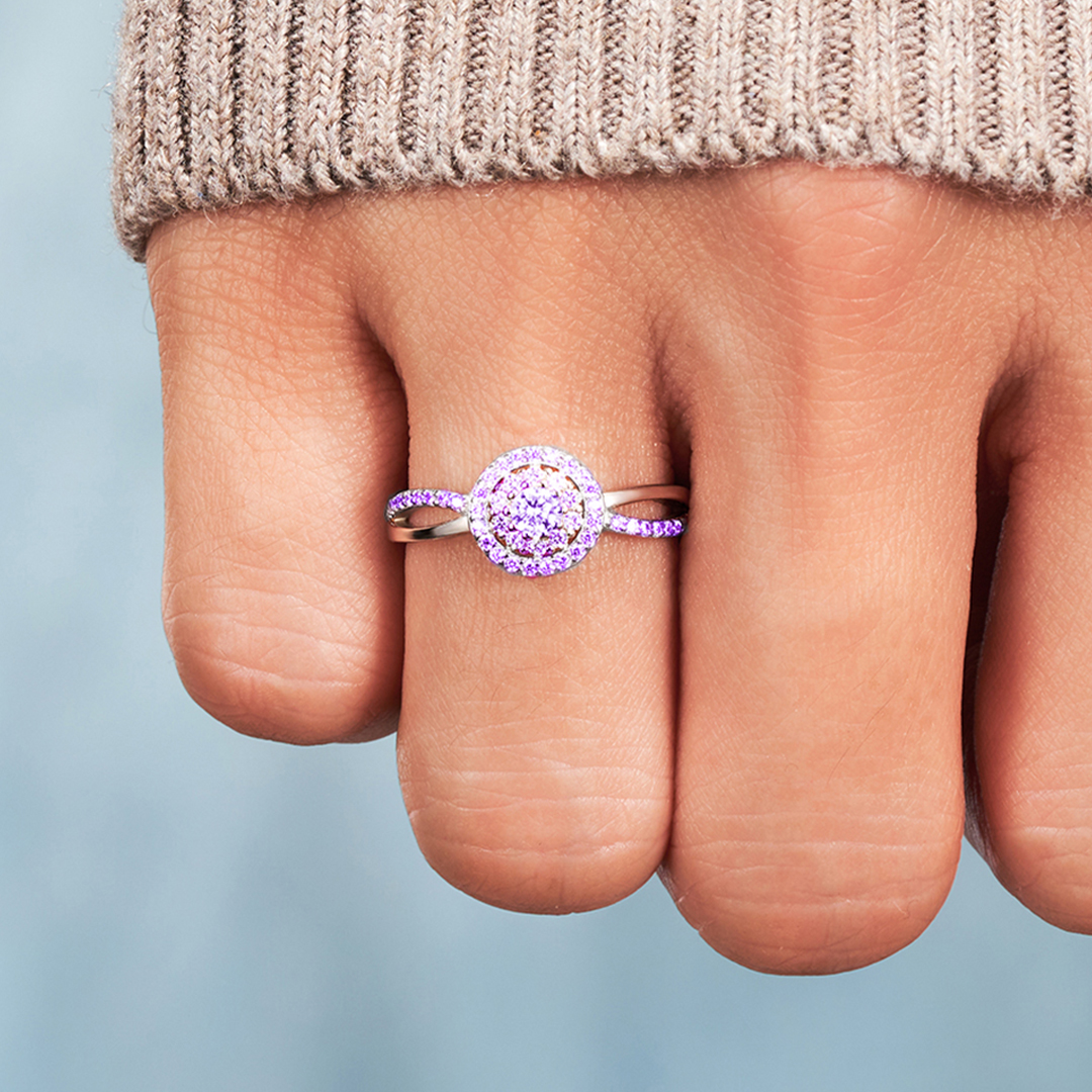 Alzheimer Dementia Awareness Circle Ring