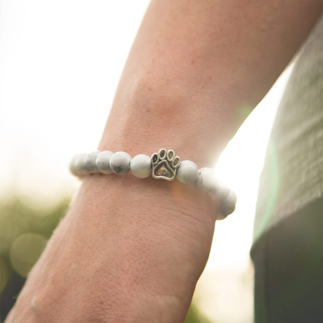 In Honor Of Your Beloved Furbaby Memorial Bead Bracelet