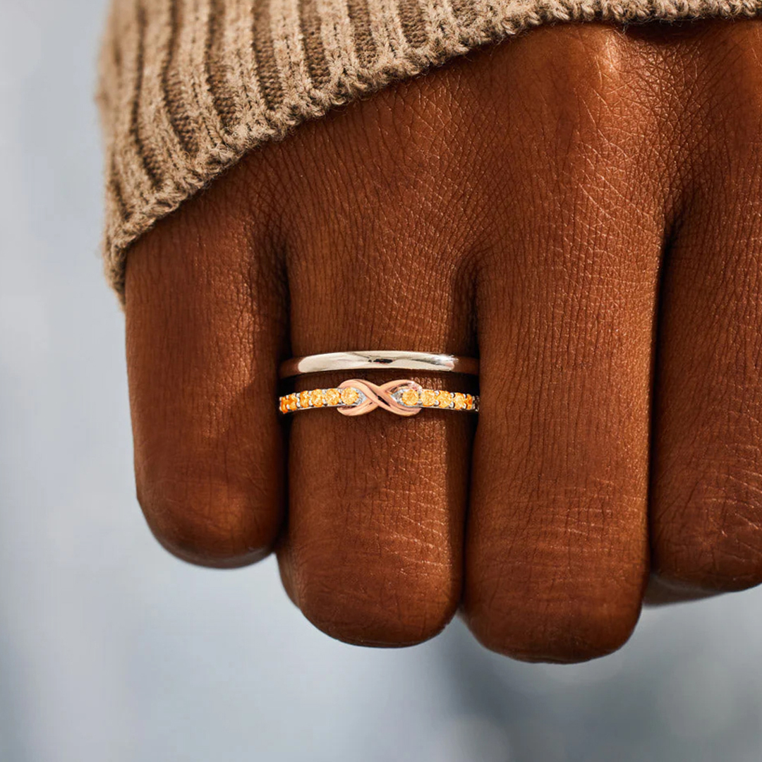 Multiple Sclerosis Awareness Infinity Ring