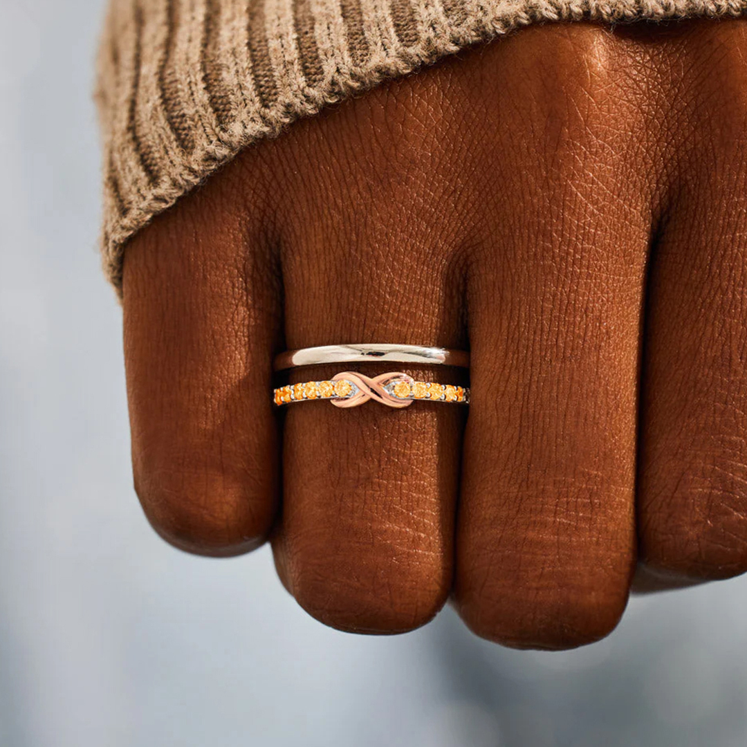 Multiple Sclerosis Awareness Infinity Ring