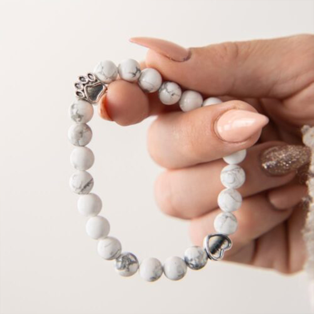 In Honor Of Your Beloved Furbaby Memorial Bead Bracelet