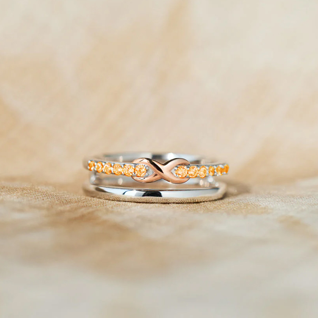 Multiple Sclerosis Awareness Infinity Ring