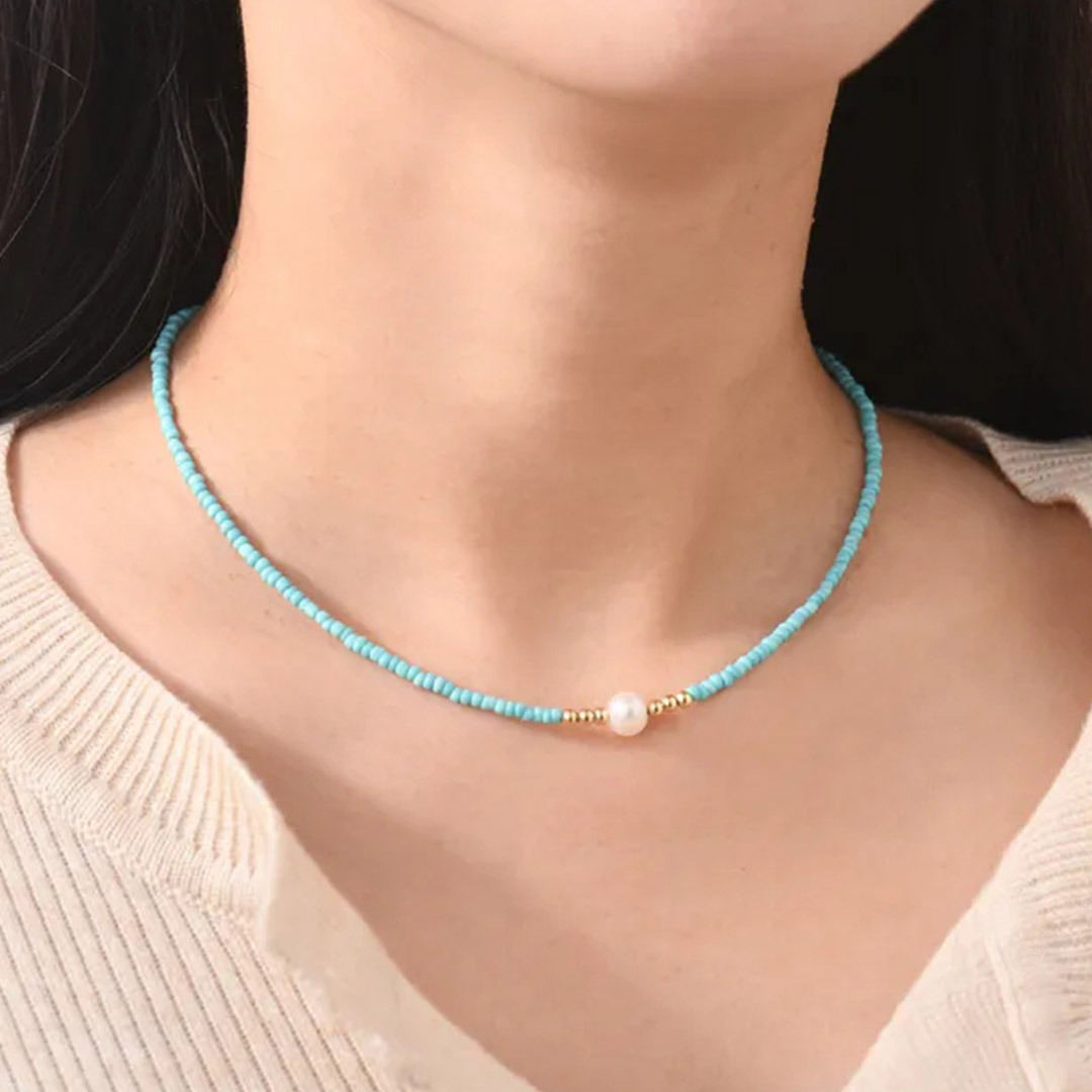 Happy Sweet 16-Love you always and forever freshwater pearl necklace