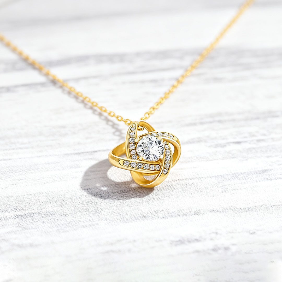 For Daughter-in-law - Forever Knot Necklace